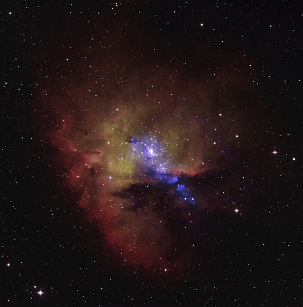 NGC 281 - эмиссионная туманность в созвездии Кассиопея
